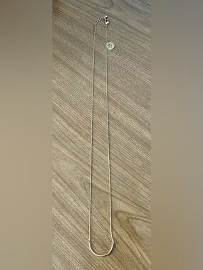 Delicate Gold U-Bar Necklace - perect for layering- 13 inches